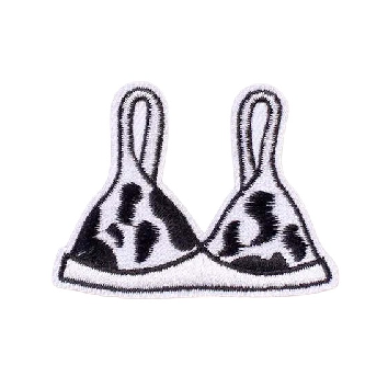 Cute 'Leopard Bikini Top' Embroidered Patch