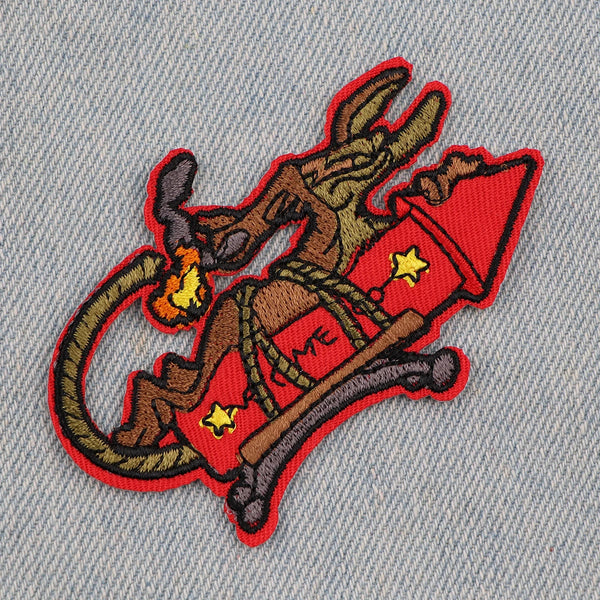 Looney Tunes 'Wile E. Coyote | Bomb’ Embroidered Patch