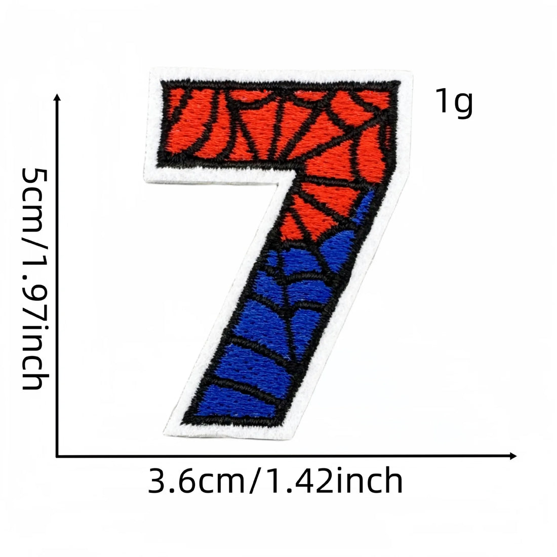 Spider-Man Number 'Seven' Embroidered Patch