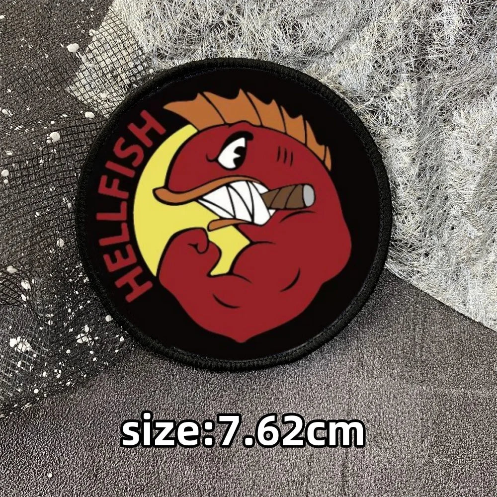 Springfield 'Hellfish | Muscle' Embroidered Velcro Patch