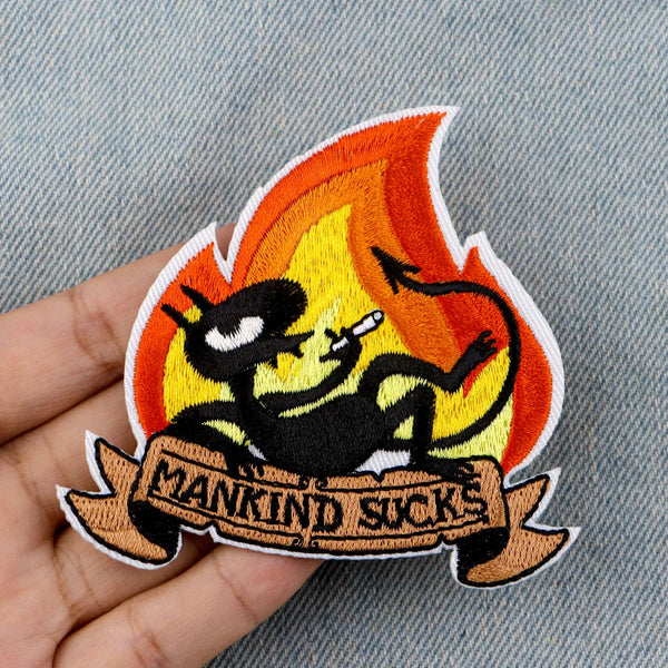 Disenchantment 'Luci | Mankind Sucks' Embroidered Patch