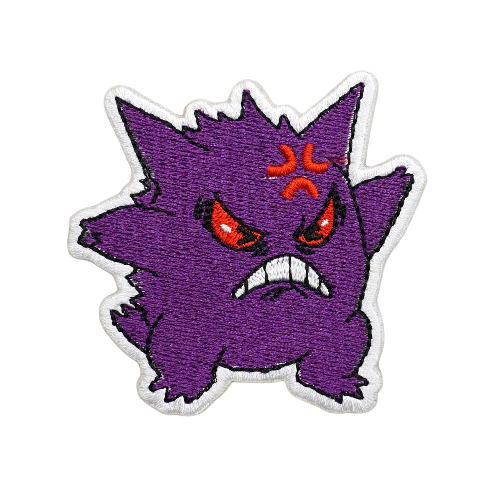 Pokemon 'Gengar | Angry' Embroidered Velcro Patch
