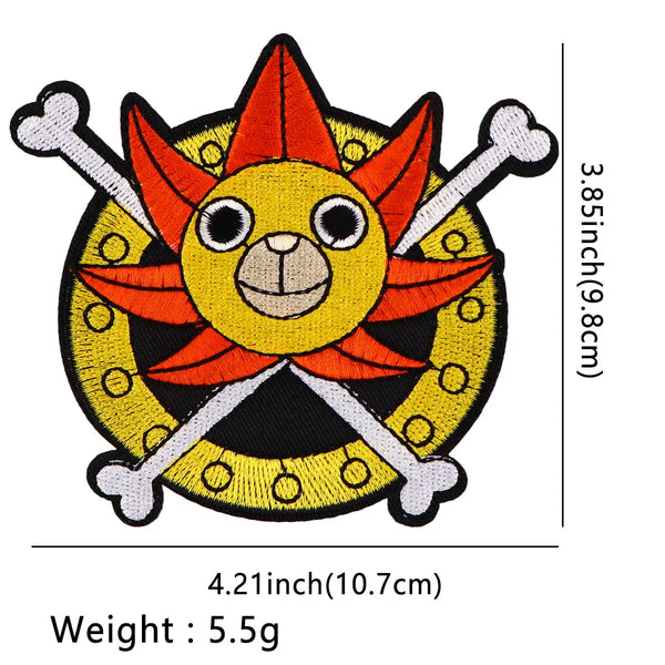 One Piece 'Thousand Sunny Logo' Embroidered Patch