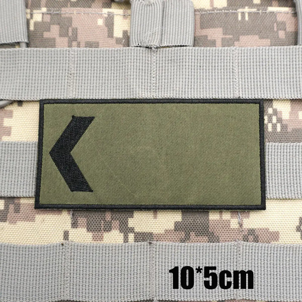 Military Rank 'Sergeant First Class | Left' Embroidered Velcro Patch