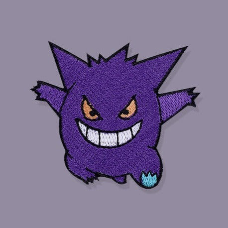 Pocket Monster 'Gengar' Embroidered Patch