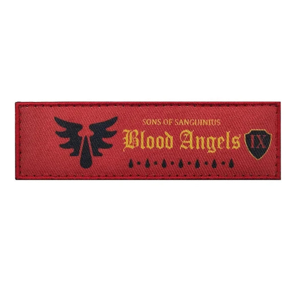 Warhammer 'Blood Angels IX | Sons of Sanguinius' Embroidered Velcro Patch