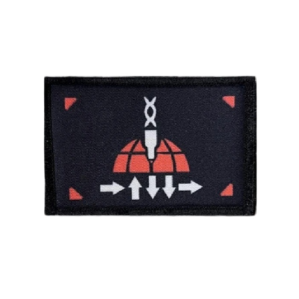 Helldivers 'Orbital Railcannon Strike' Embroidered Velcro Patch