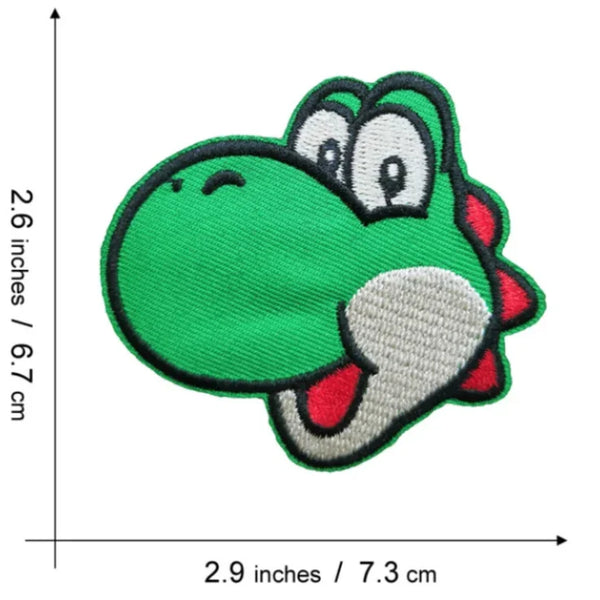 Mushroom Kingdom Bros. 'Yoshi | Head' Embroidered Patch