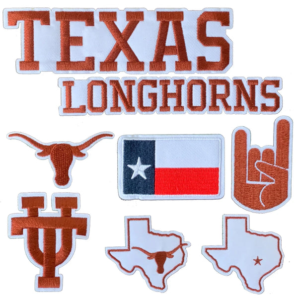 Texas 'Set of 8' Embroidered Patch