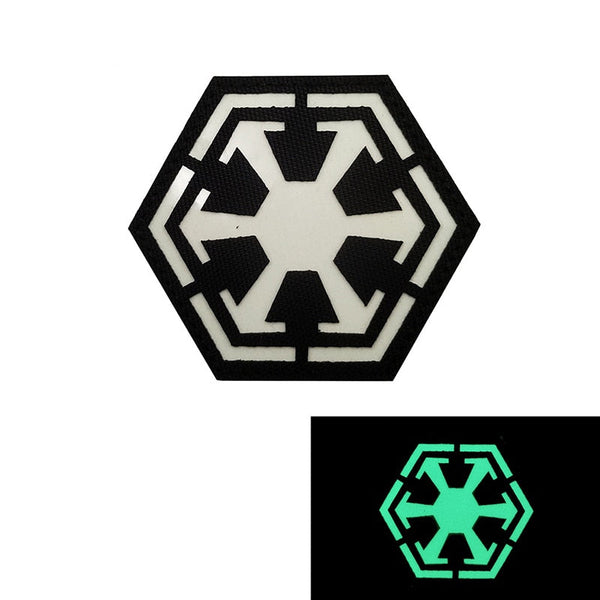 Empire and Rebellion 'Sith Empire Symbol | Luminous' PVC Rubber Velcro Patch