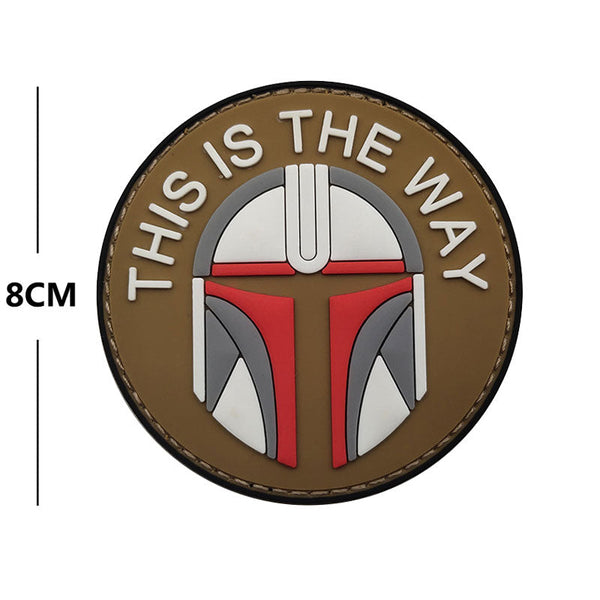 Empire and Rebellion 'This Is The Way | Empire and Rebellion Helmet | 1.0' PVC Rubber Velcro Patch