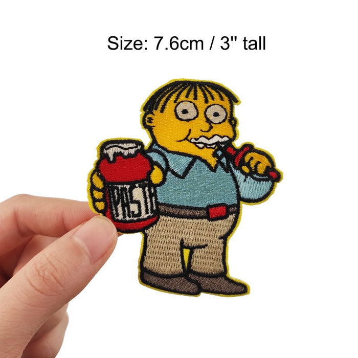 Springfield 'Ralph Wiggum | Eating Paste' Embroidered Velcro Patch