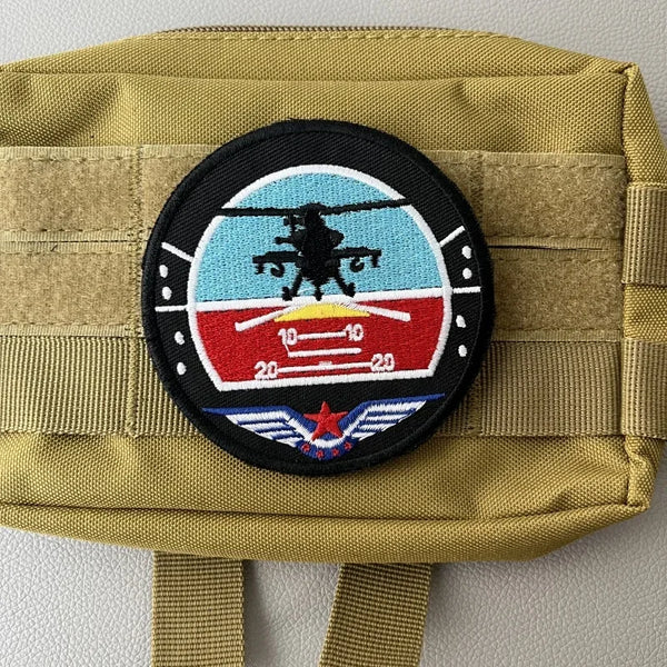 Military Tactical 'Land Aviation' Embroidered Velcro Patch