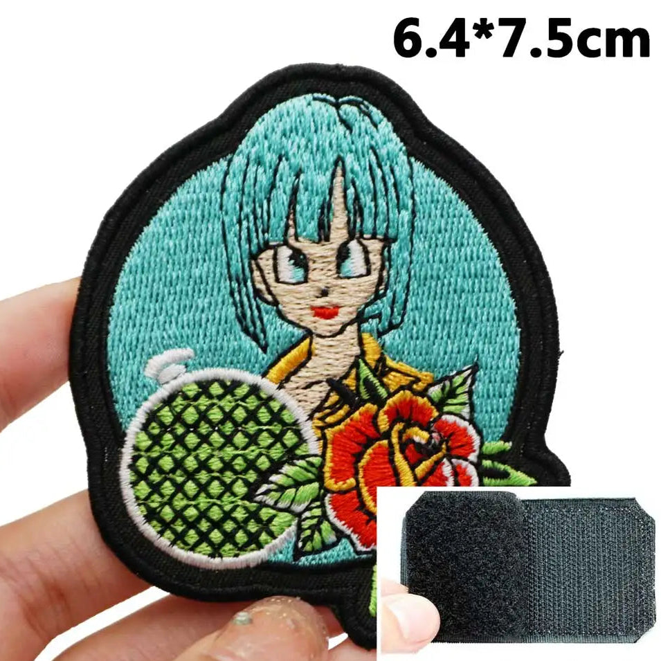 Saiyan Saga 'Bulma | Rose' Embroidered Velcro Patch