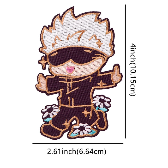 Jujutsu Kaisen 'Chibi Satoru Gojo Dancing' Embroidered Patch — Little