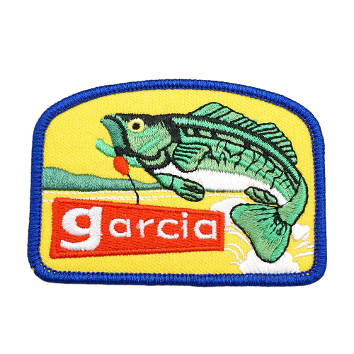 Bass Fish 'Garcia' Embroidered Velcro Patch — Little Patch Co