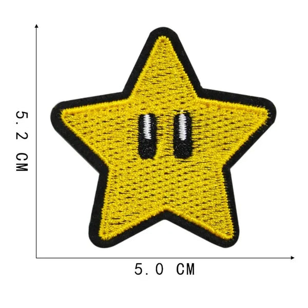 Mushroom Kingdom Bros. 'Super Star | 1.0' Embroidered Patch