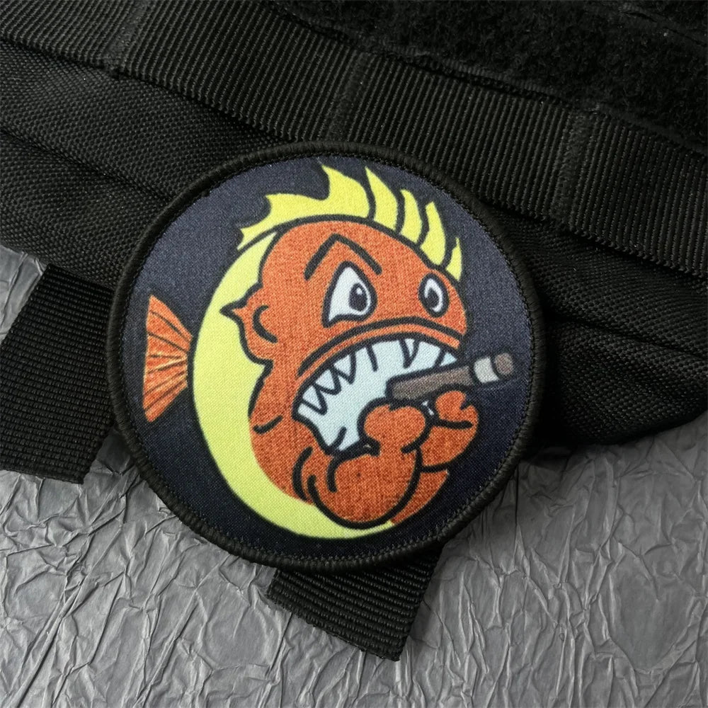 Springfield 'Hellfish' Embroidered Velcro Patch – Little Patch Co