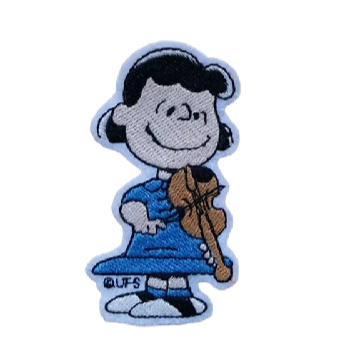 The Peanuts Movie 'Lucy Van Pelt | Playing Violin' Embroidered Patch