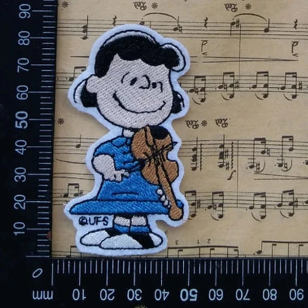 The Peanuts Movie 'Lucy Van Pelt | Playing Violin' Embroidered Patch