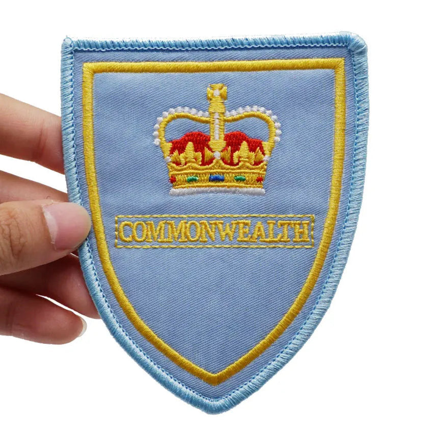 Emblem 'British 1st Commonwealth Division' Embroidered Velcro Patch