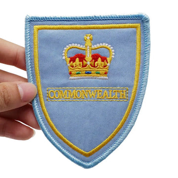 Emblem 'British 1st Commonwealth Division' Embroidered Velcro Patch