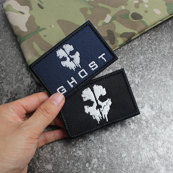 Call of Duty 'Ghost Logo' Embroidered Velcro Patch