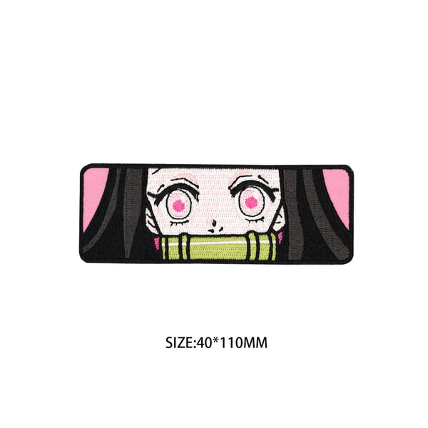 Kimetsu no Yaiba 'Nezuko | Peeking' Embroidered Velcro Patch