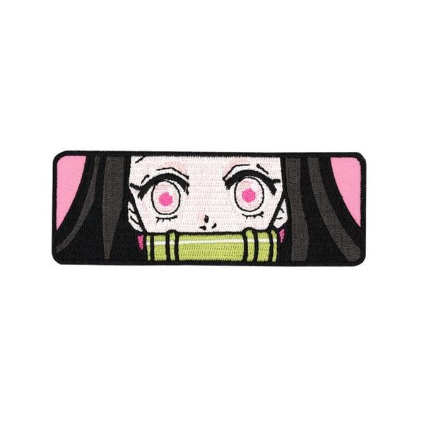 Kimetsu no Yaiba 'Nezuko | Peeking' Embroidered Velcro Patch