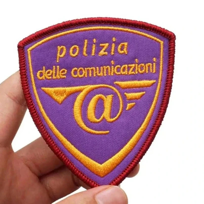Emblem 'Polizia Postale e delle Comunicazioni' Embroidered Velcro Patch