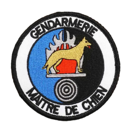 Military Tactical 'Gendarmerie Maitre De Chien' Embroidered Velcro Patch