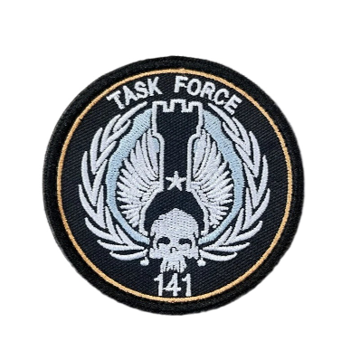 Task Force Raptor Patch Task Force Skull Embroidered Velcro Patch