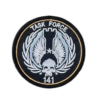 Task Force Skull Embroidered Velcro Patch