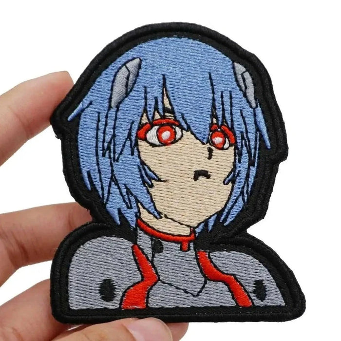 Neon Genesis Evangelion 'Rei Ayanami' Embroidered Velcro Patch