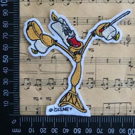 Tale as Old as Time 'Lumiere | Singing' Embroidered Patch