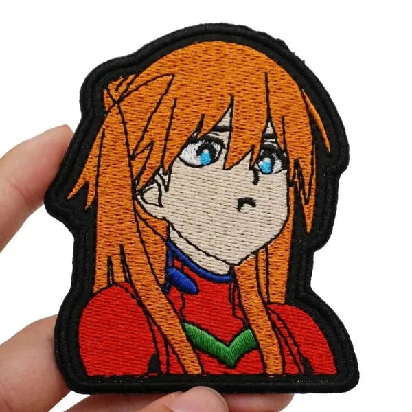 Neon Genesis Evangelion 'Asuka Langley Soryu' Embroidered Velcro Patch