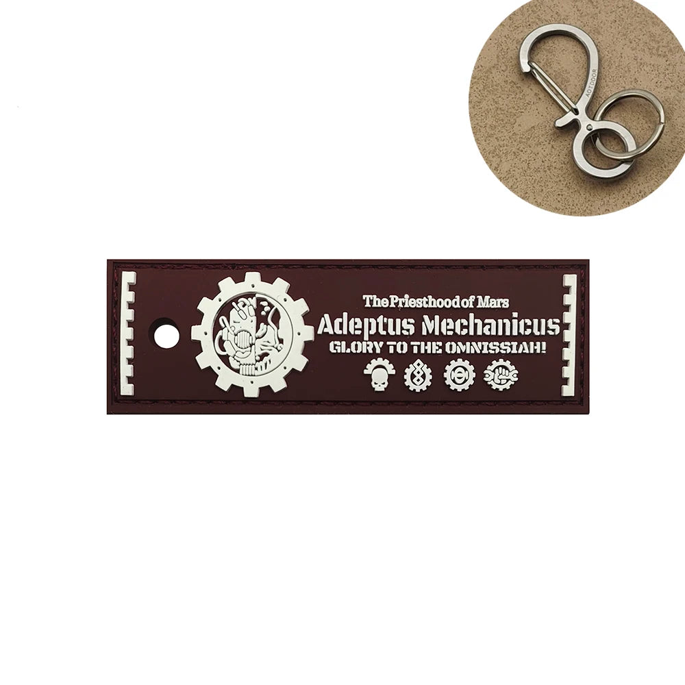 Warhammer 'Adeptus Mechanicus | The Priesthood of Mars' PVC Rubber Velcro Patch