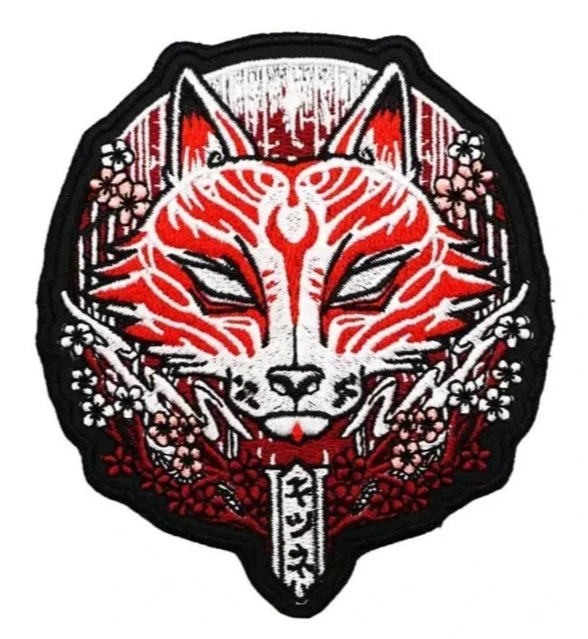 Small Fox Racing Patch Fox Embroidered Patches