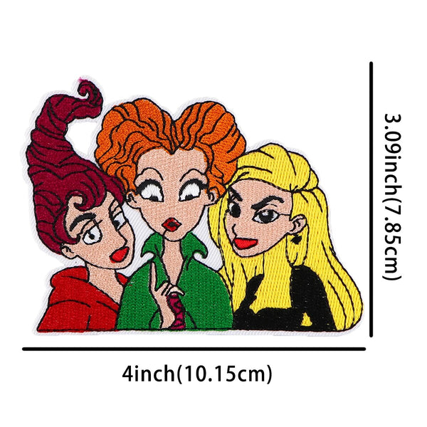 Hocus Pocus 'Sanderson Sisters' Embroidered Patch