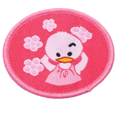 Cute Duck 'One Eyebrow' Embroidered Patch