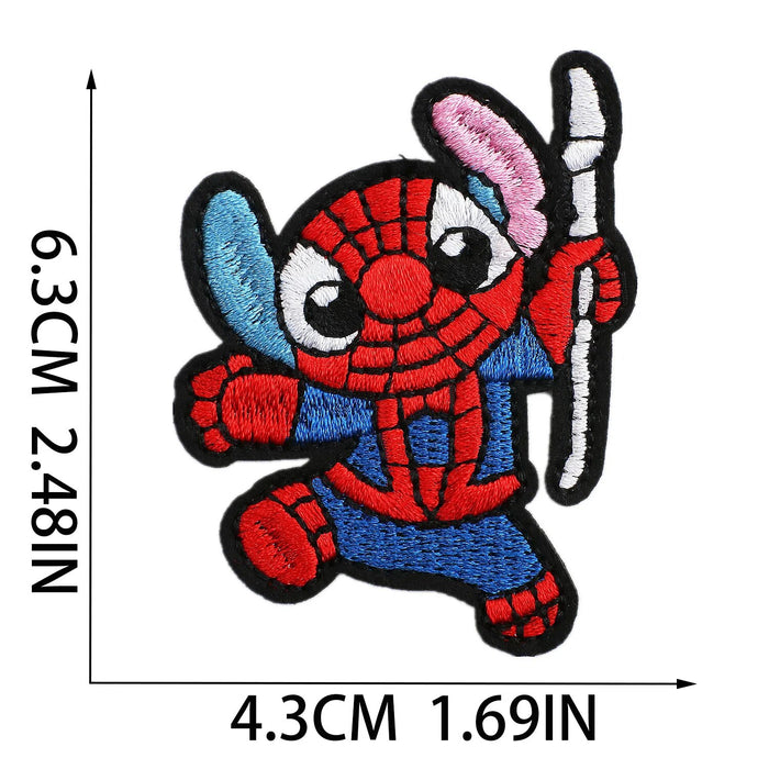 Stitch x Spider-Man Embroidered Patch