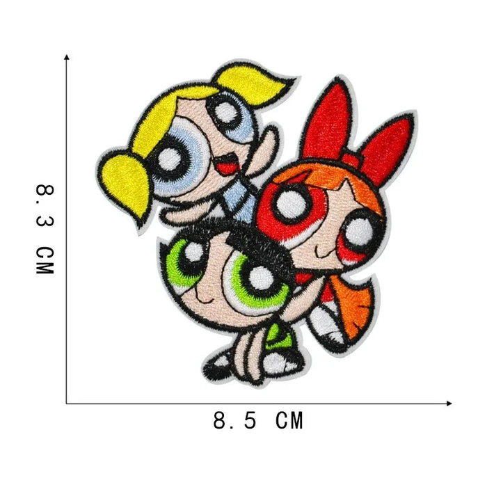 The Powerpuff Girls 'Group Hug | 1.0' Embroidered Patch
