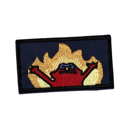 Sesame Street ‘Elmo | Hell Fire’ Embroidered Velcro Patch