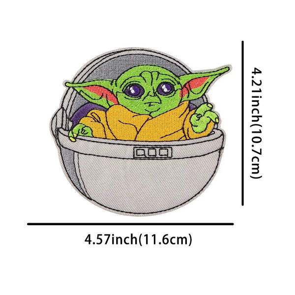 Empire and Rebellion 'Baby Yoda | Spaceship' Embroidered Patch