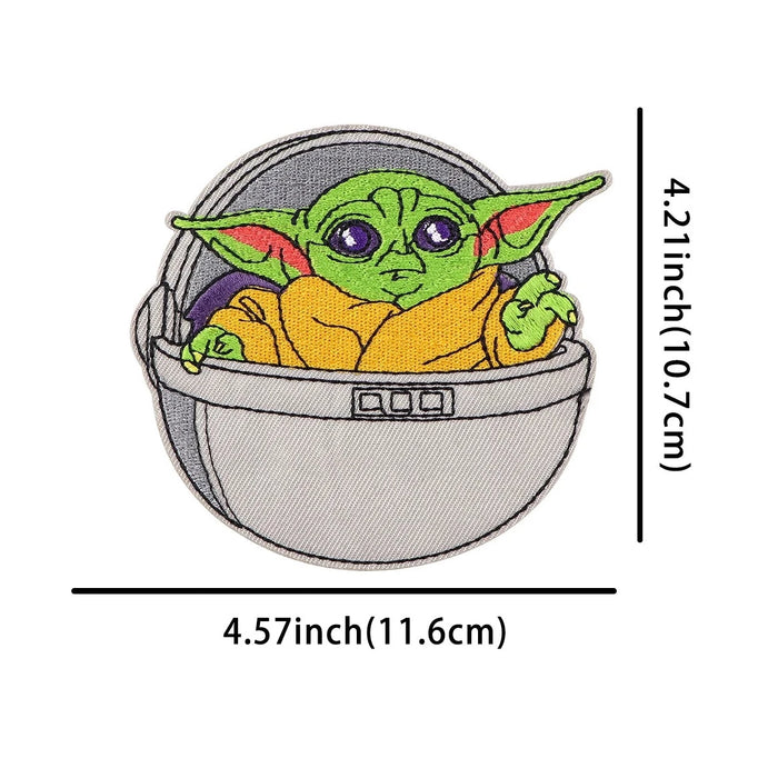 Star Wars 'Baby Yoda | Spaceship' Embroidered Patch