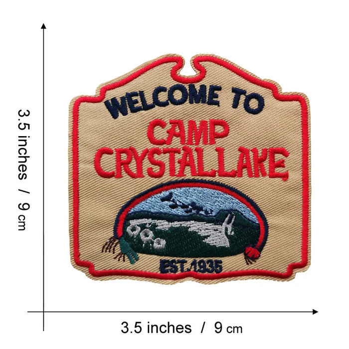 Friday the 13th 'Camp Crystal Lake Sign' Embroidered Patch