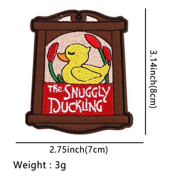 Tangled 'The Snuggly Duckling' Embroidered Patch