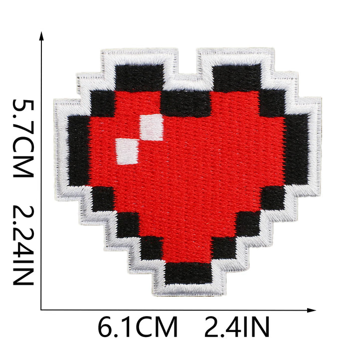 Minecraft 'Heart' Embroidered Patch