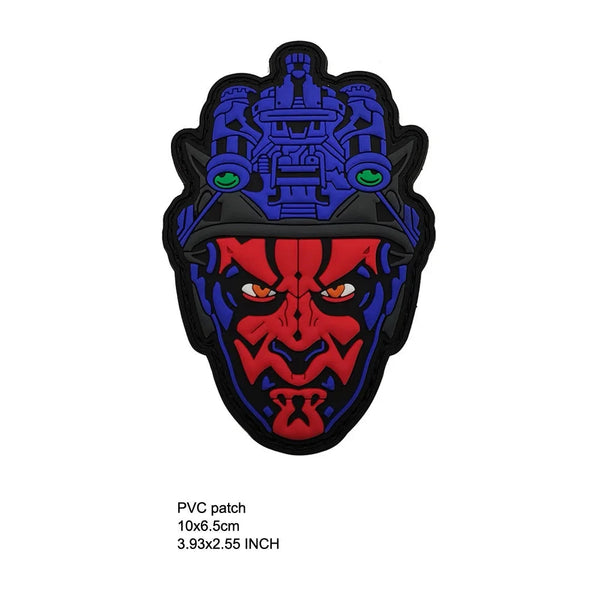 Empire and Rebellion 'Darth Maul | Tactical' PVC Rubber Velcro Patch