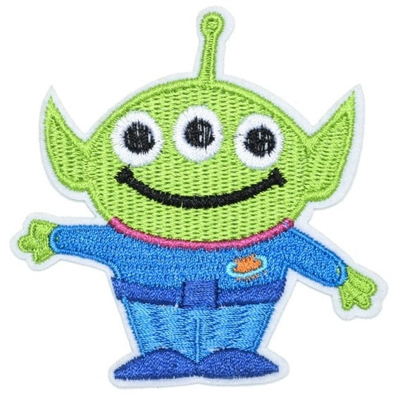 Andy's Room 'Three Eyed Green Alien | Solo | 1.0' Embroidered Patch